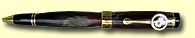 Americana Style Cow Horn Pen with Texas Clip