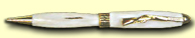 Elk Antlers Pen Slim Line with Rifle Clip